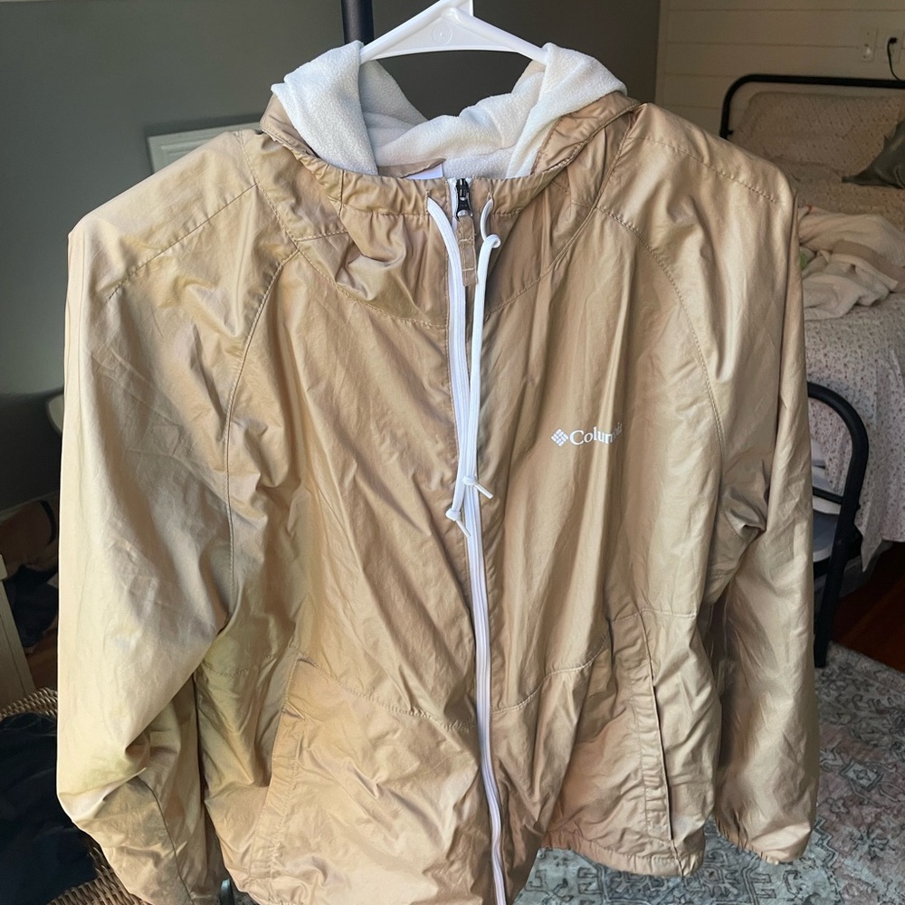 Columbia Beige Hooded Jacket